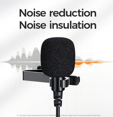 Buy Joyroom JR-LM1 Mini Professional Lavalier Lapel Microphone for Phone 2m from Vmart in Pakistan