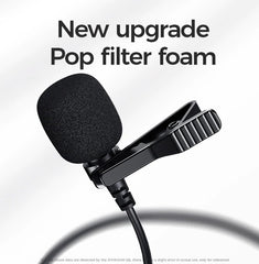 Buy Joyroom JR-LM1 Mini Professional Lavalier Lapel Microphone for Phone 2m from Vmart in Pakistan
