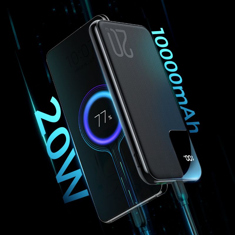 Buy Joyroom JR-QP190 10000mAh 20WPD & QC3.0 Ultra-Slim Power Bank from Vmart in Pakistan