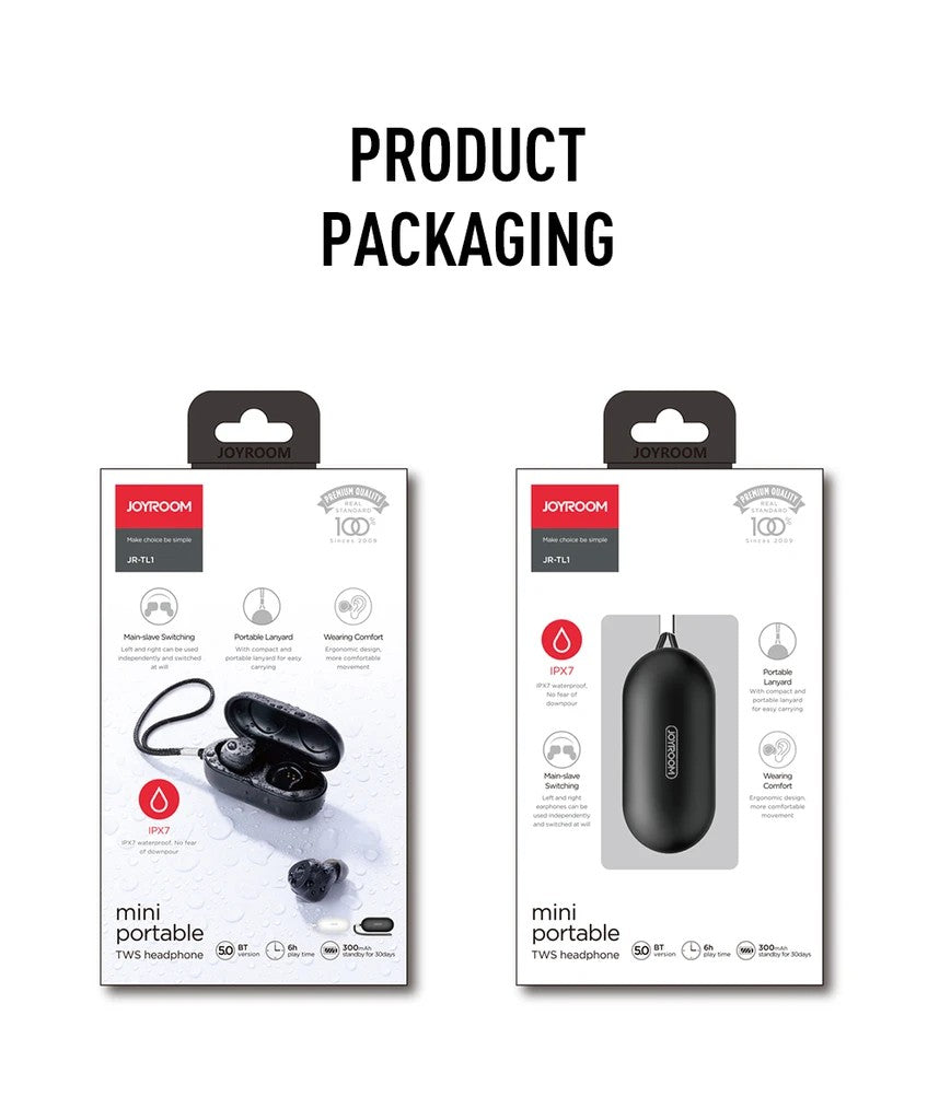 Buy Joyroom JR-TL1 Bilateral TWS Wireless Earbuds - White from Vmart in Pakistan