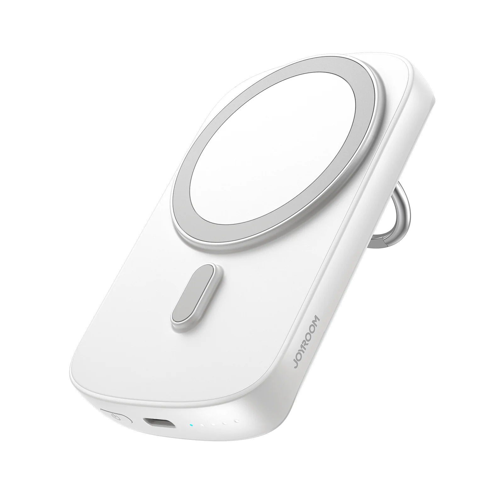 Buy Joyroom JR-W030 20W Magnetic Wireless Power Bank with Ring Holder 6000mAh - White from Vmart in Pakistan