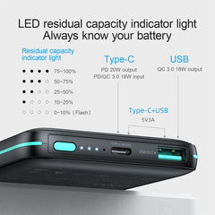 Buy Joyroom JR-W040 Magnetic Magsafe Power Bank 10000Mah Black from Vmart in Pakistan