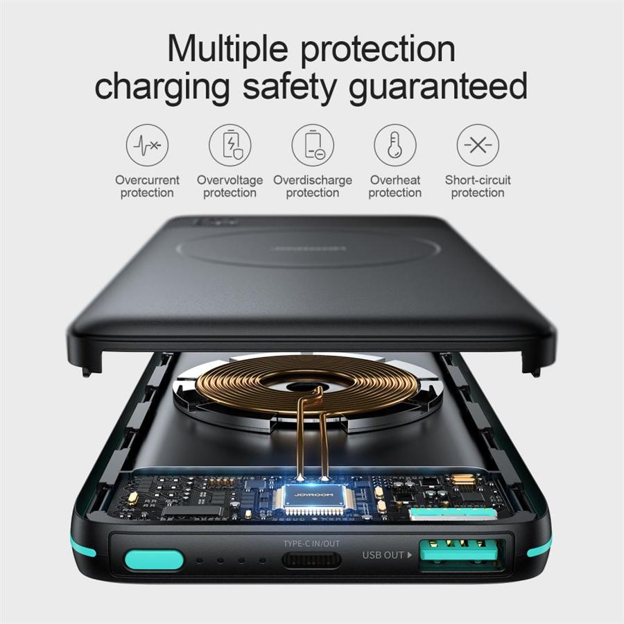 Buy Joyroom JR-W040 Magnetic Magsafe Power Bank 10000Mah Black from Vmart in Pakistan