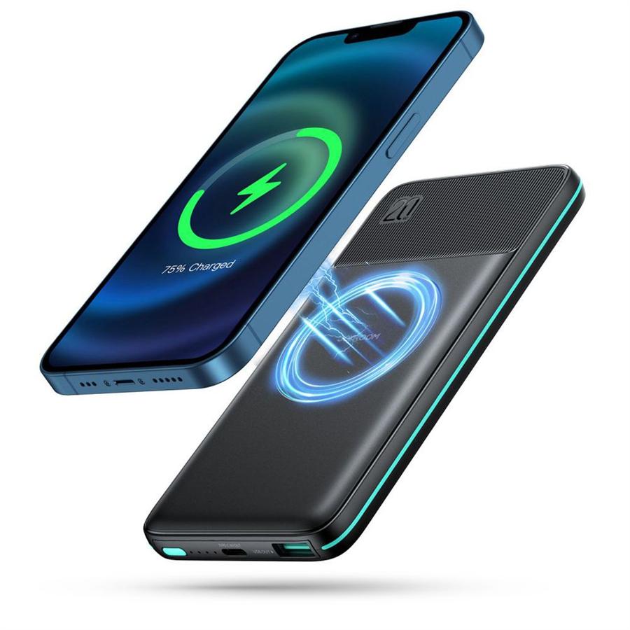 Buy Joyroom JR-W040 Magnetic Magsafe Power Bank 10000Mah Black from Vmart in Pakistan