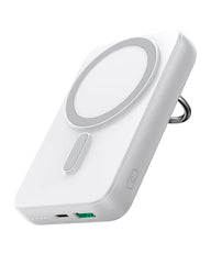 Buy Joyroom JR-W050 20W Magnetic Wireless Power Bank with Ring Holder 10000mAh - White from Vmart in Pakistan