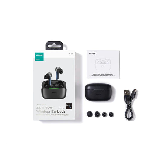 Buy Joyroom Jbuds Series JR-BC1 True Wireless ANC Earbuds Black from Vmart in Pakistan