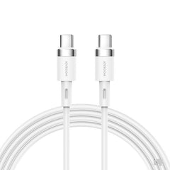 Buy Joyroom S-1230N9 Type-C to Type-C Liquid Silicone Data Cable 1.2M White from Vmart in Pakistan
