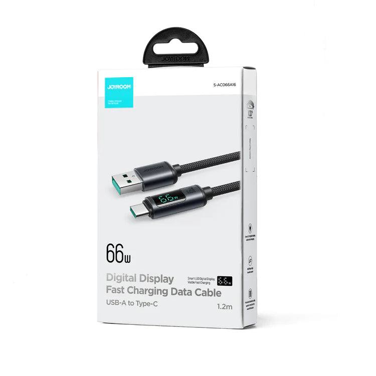 Buy Joyroom S-AC066A16 Type-C Cable 66W 1.2m Black from Vmart in Pakistan
