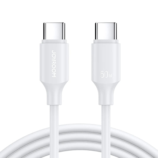 Buy Joyroom S-CC060A9 60W Type-C to Type-C Cable 1m - White from Vmart in Pakistan