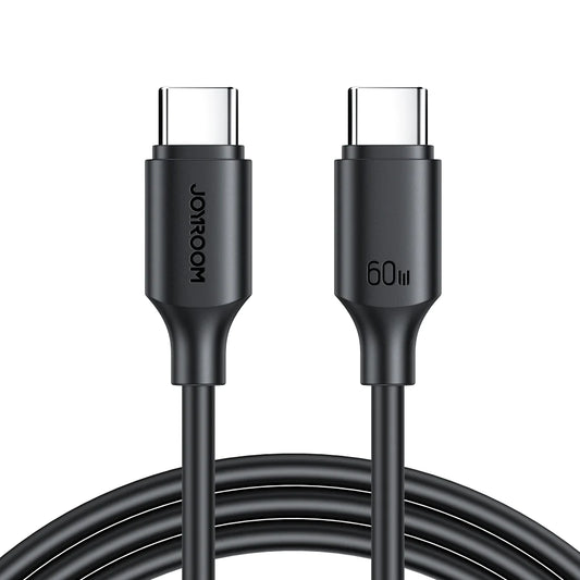 Buy Joyroom S-CC060A9 60W Type-C to Type-C Cable 1m - Black from Vmart in Pakistan