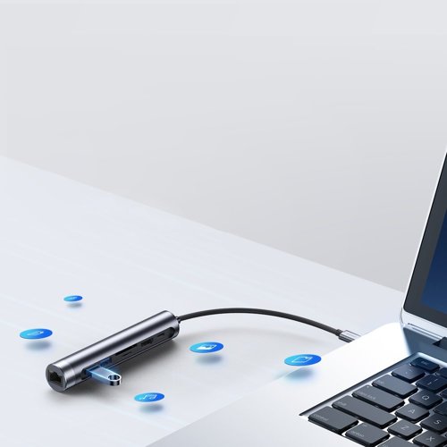 Buy Joyroom S-H111 7 In1 USB C Hub Adapter Docking Station from Vmart in Pakistan