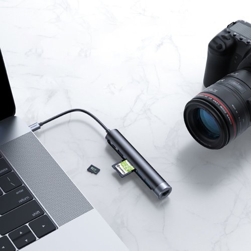 Buy Joyroom S-H111 7 In1 USB C Hub Adapter Docking Station from Vmart in Pakistan