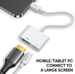 Buy Joyroom S-H141 Lightning to HDMI Adapter - White from Vmart in Pakistan