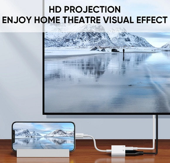 Buy Joyroom S-H141 Lightning to HDMI Adapter - White from Vmart in Pakistan