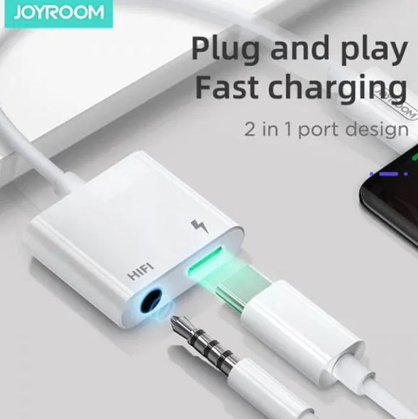 Buy Joyroom SH-C1 Type-C to HIFI+PD Audio Converter (Digital) from Vmart in Pakistan