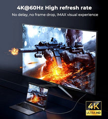 Buy Joyroom SY-20H1 HDMI To HDMI Cable (4K@60Hz) 2m from Vmart in Pakistan