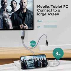 Buy Joyroom SY-35L1 8 Pin to HDMI 4K Adapter Cable from Vmart in Pakistan