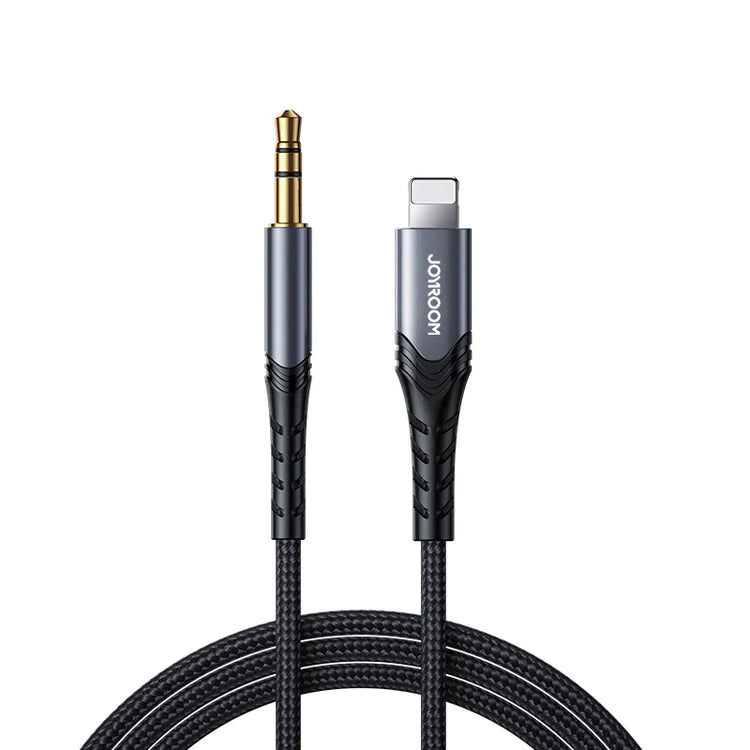Buy Joyroom SY-A02 Lightning To 3.5mm Audio Cable HIFI 2m Black from Vmart in Pakistan