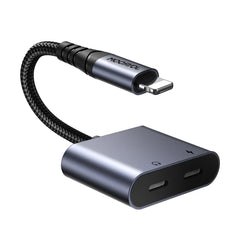Buy Joyroom SY-L02 2 in 1 Audio Adapter Lightning to Dual Lightning - Black from Vmart in Pakistan
