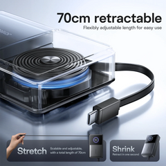 Buy Joyroom JR-PR1 22.5W Built-in Retractable Cable Power Bank 10000mAh Vmart in Pakistan