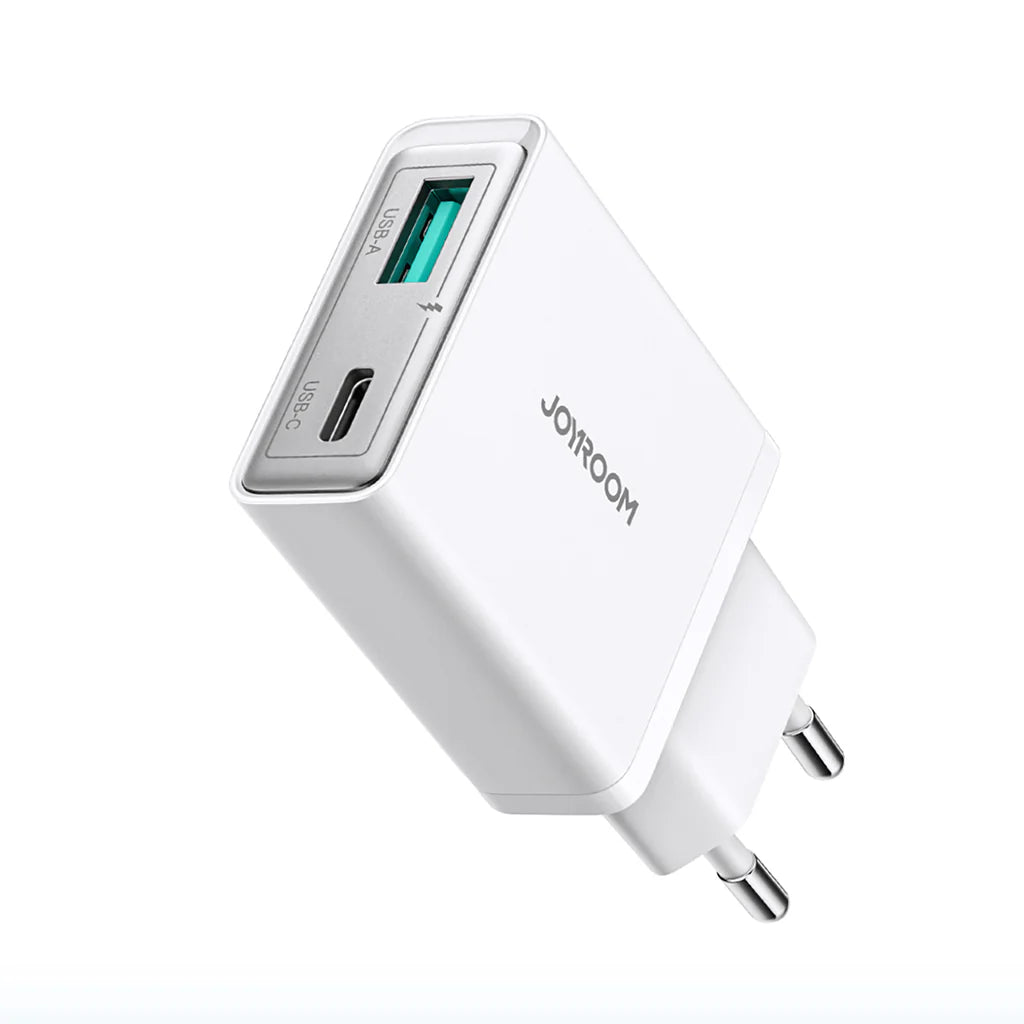 Buy Joyroom JR-TCF14 20W A+C Super Slim Charger White from Vmart in Pakistan
