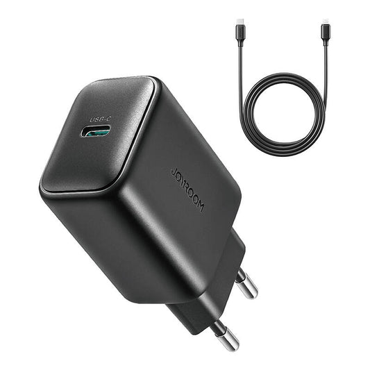 Buy Joyroom JR-TCF23 25W Charger EU C to C Cable 1m Black from Vmart in Pakistan