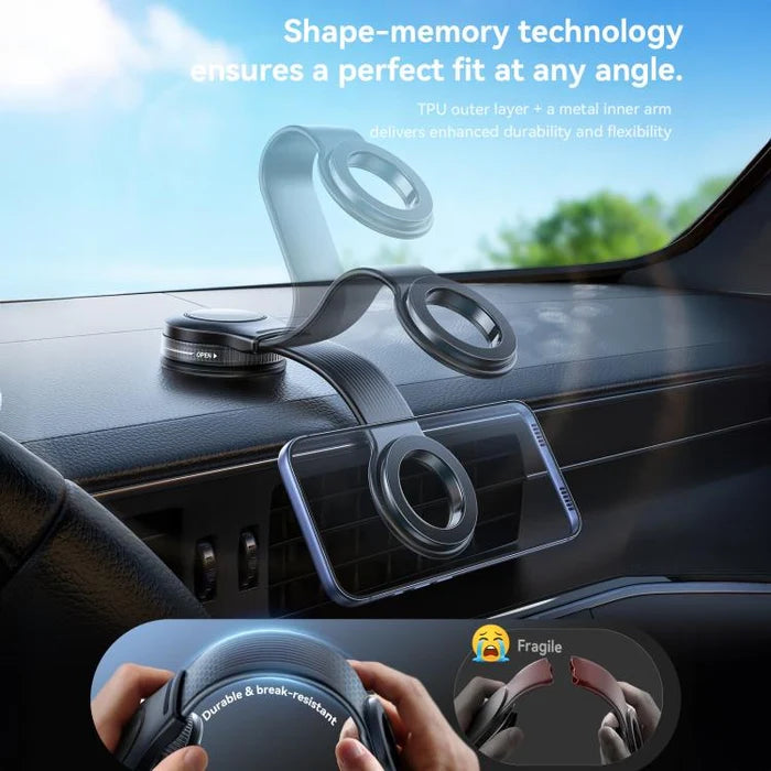 Buy Joyroom JR-ZS518 Magsafe Soft Rod Suction Cup Holder Black from Vmart in Pakistan