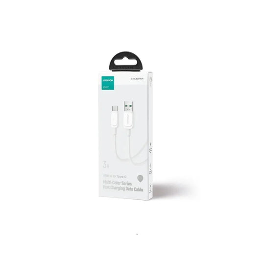 Buy Joyroom S-A14 3A USB-A To Type C Fast Charging Cable 1.2m White from Vmart in Pakistan