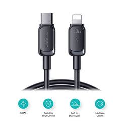 Buy Joyroom S-A14 Type-C To Lightning Fast Charging 30W PD Data Cable 1.2m from Vmart in Pakistan
