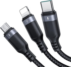 Buy Joyroom S-A18 3-in-1 Multi-Use Series 3.5A Data Cable from Vmart in Pakistan