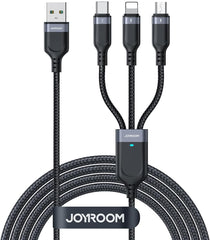 Buy Joyroom S-A18 3-in-1 Multi-Use Series 3.5A Data Cable from Vmart in Pakistan