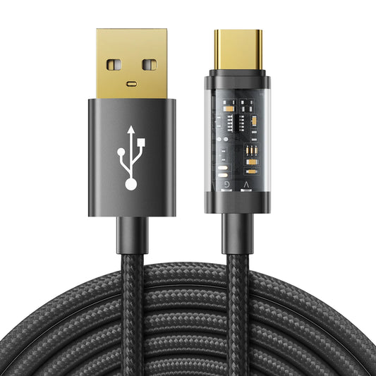 Buy Joyroom S-UC027A12 USB-A to Type-C Cable 1.2m Black from Vmart in Pakistan