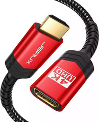 Buy Jsaux CV0018 HDMI Male To Female 4K Extension Cable 3m Red/Black from Vmart in Pakistan