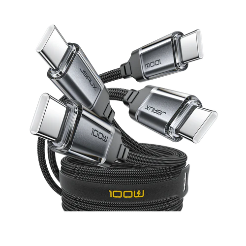 Buy Jsaux CC0057 Transparent 100W USB-C to USB-C Charging Cable 2m from Vmart in Pakistan