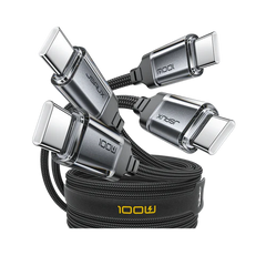 Buy Jsaux CC0057 Transparent 100W USB-C to USB-C Charging Cable 2m from Vmart in Pakistan