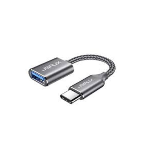 Buy Jsaux CD0019 USB-C To USB-A Female OTG Adapter 0.16m Grey from Vmart in Pakistan