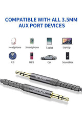 Buy Jsaux CM0004 3.5mm Male To 3.5mm Male Flex Series Audio Cable 1.8m Red from Vmart in Pakistan