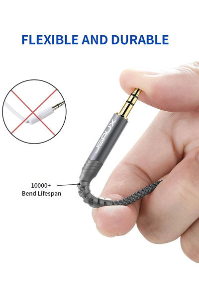Buy Jsaux CM0004 3.5mm Male To 3.5mm Male Flex Series Audio Cable 1.8m Red from Vmart in Pakistan