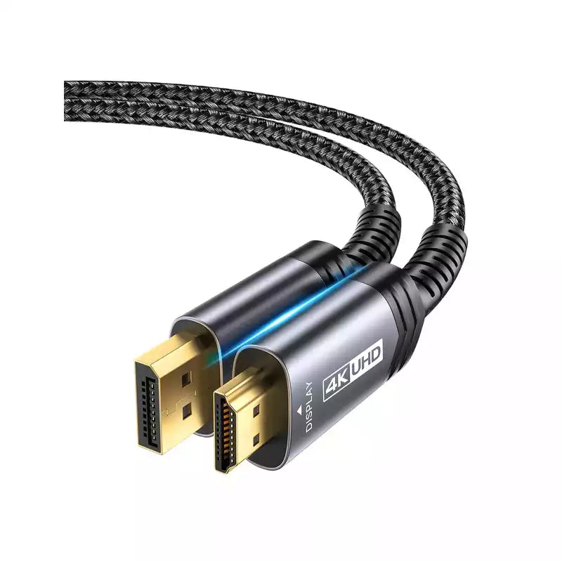 Buy Jsaux Cv0047 4k Displayport To Hdmi Cable 2m Grey from Vmart in Pakistan