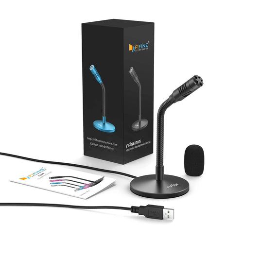 Buy Fifine K050 USB Microphone Mini With Adjustable GooseNeck from Vmart in Pakistan