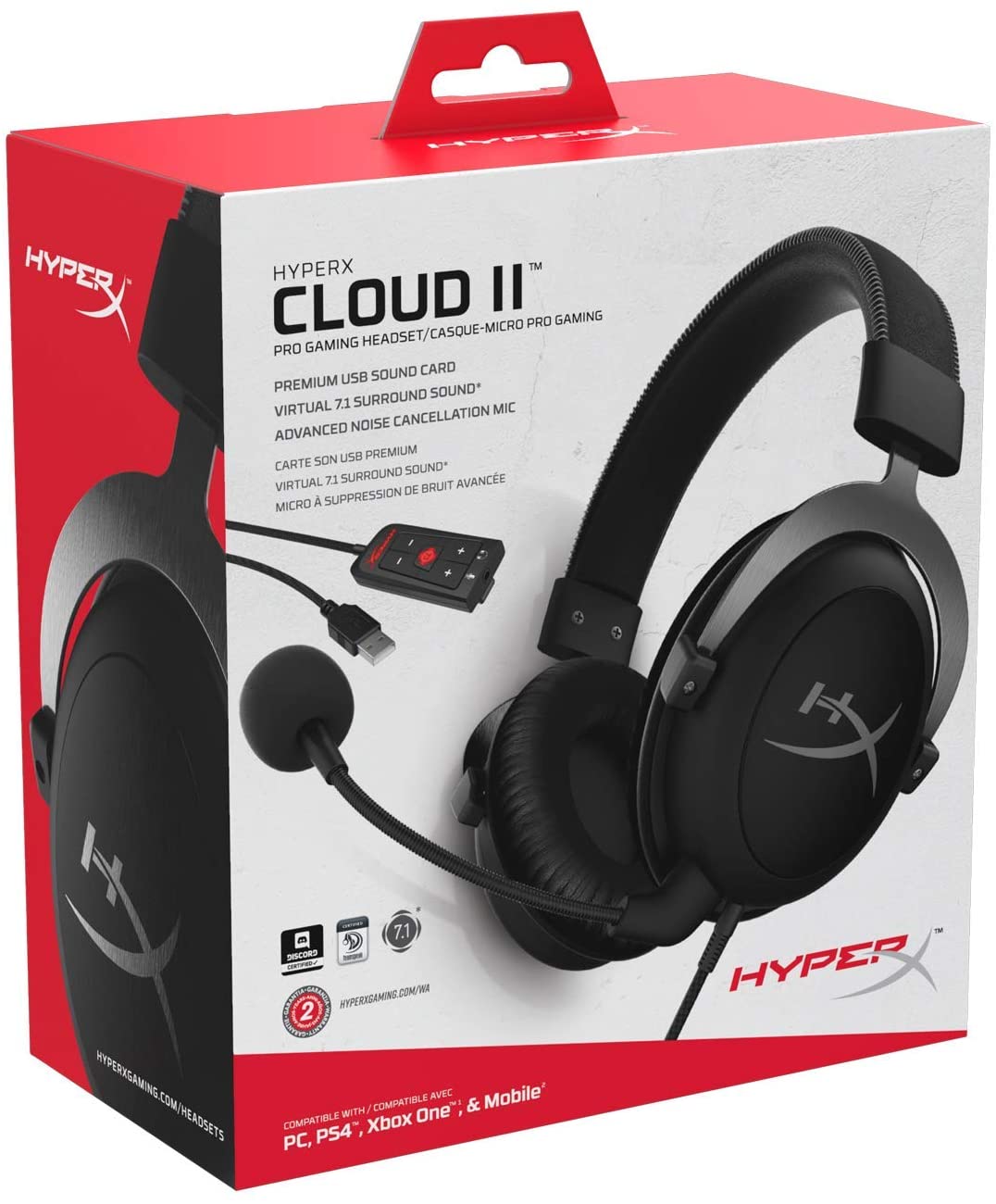 Buy Kingston HyperX Cloud II Gaming Headset - Gun Metal from Vmart in Pakistan