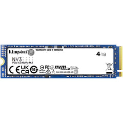Buy Kingston NV3 NVMe PCIe Gen 4.0 SSD 4TB from Vmart in Pakistan