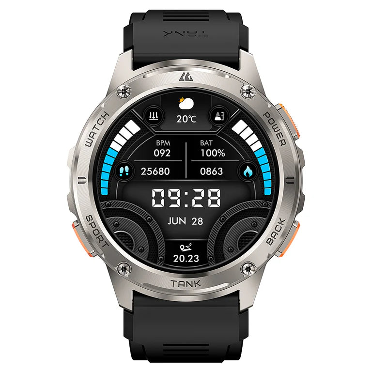 Buy Kospet Tank T3 Smartwatch Silver from Vmart in Pakistan