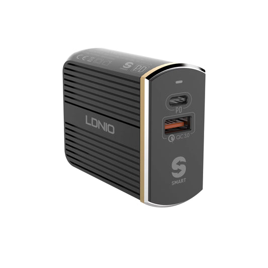 Buy Ldnio A2502C PD + QC3.0 Fast Travel Charger Adapter from Vmart in Pakistan