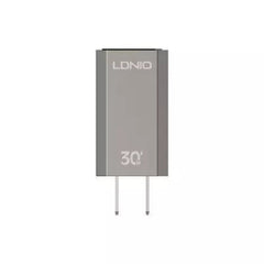 Buy Ldnio A2527C 30W US 90° Foldable Plug Fast Charger With Type-C Cable from Vmart in Pakistan