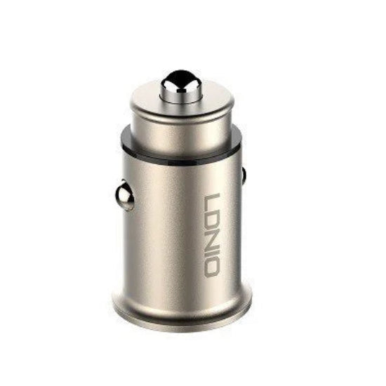 Buy Ldnio C506Q 30W Ultra Mini Zinc Alloy Shell Car Charger with Lightning Cable from Vmart in Pakistan