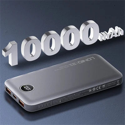 Buy Ldnio PQ10 Ultra Slim Led Digital Display Power Bank 10000mAh from Vmart in Pakistan