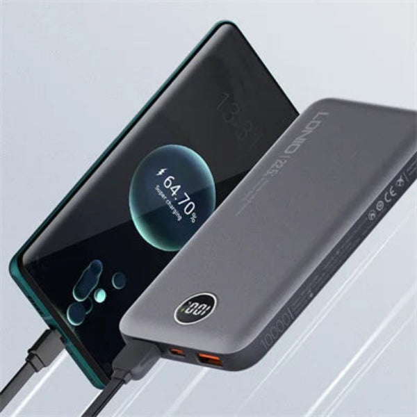 Buy Ldnio PQ10 Ultra Slim Led Digital Display Power Bank 10000mAh from Vmart in Pakistan