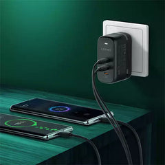 Buy Ldnio Q367 65W GaN Super Fast Charger EU Plug with Type-C To Type-C Cable from Vmart in Pakistan