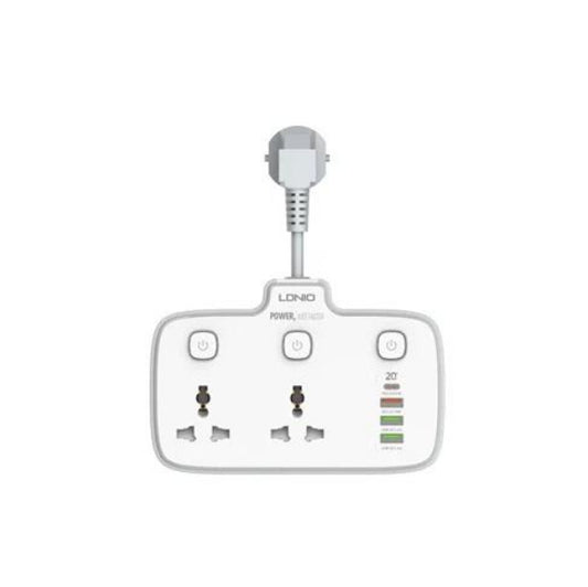 Buy Ldnio SC2413 2 AC Outlets Portable Electrical Extension Socket from Vmart in Pakistan
